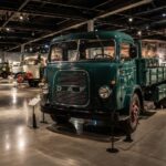 Klassieke DAF vrachtwagen in het DAF Museum in Eindhoven